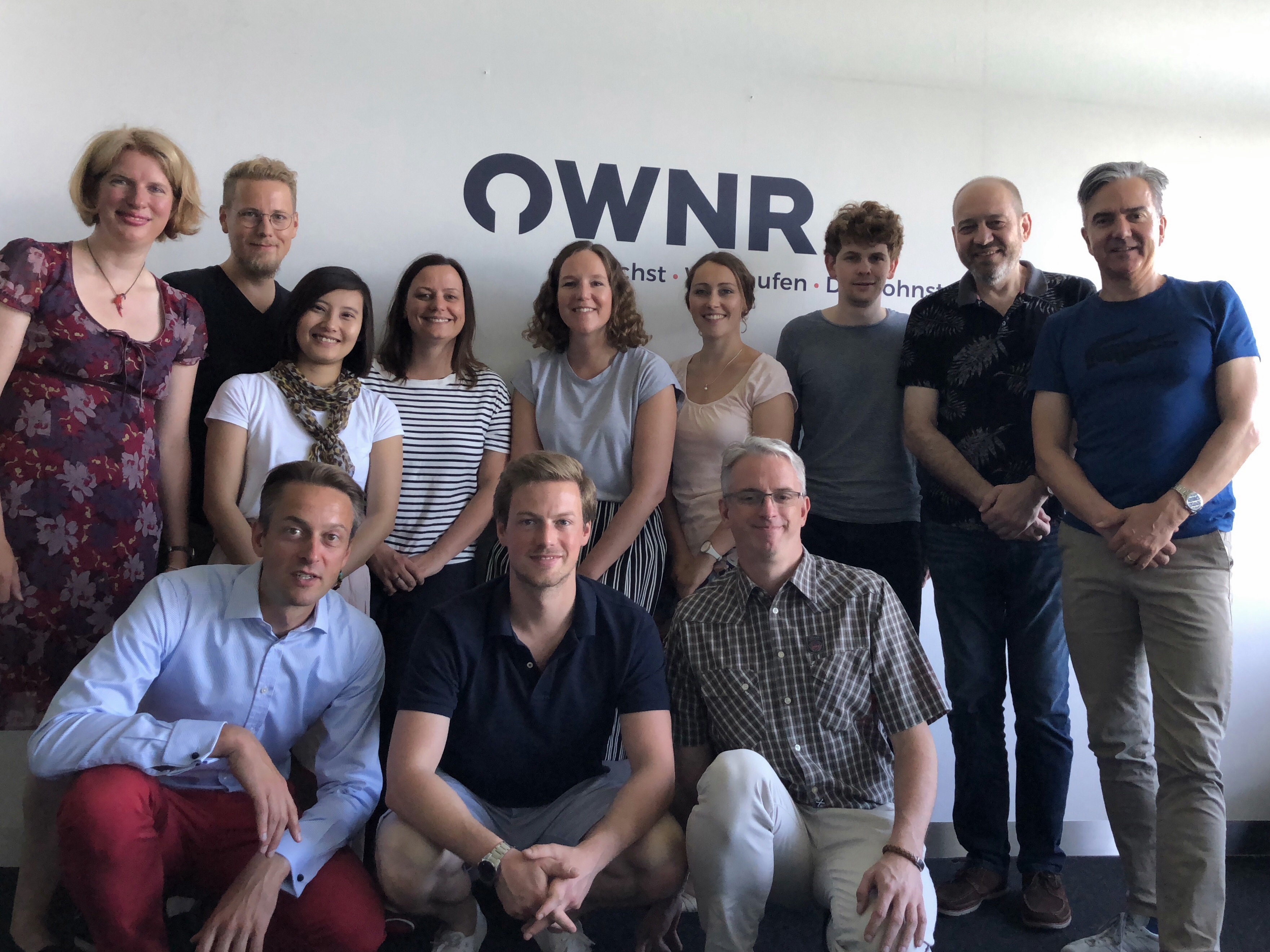 Das OWNR Team im Büro